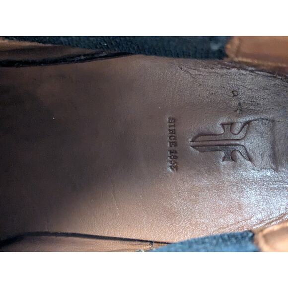 Frye Sawyer Chelsea 80820 Mens Black Leather Slip On Chelsea Boots Size 8 - Picture 10 of 10